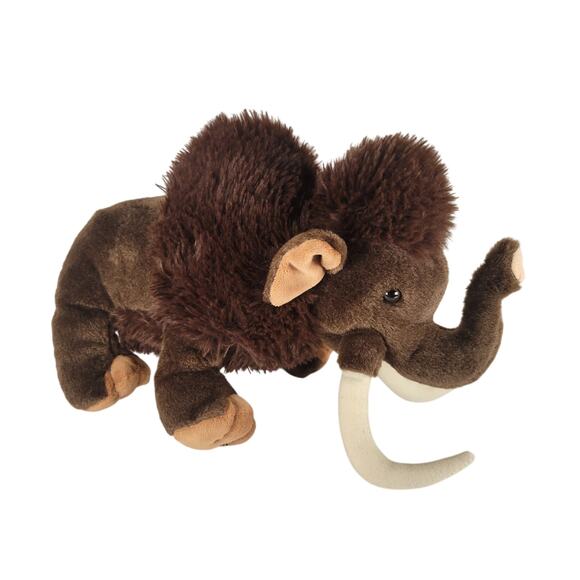 Wild Republic Mammoth Plush 13" Brown Stuffed Animal Toy Prehistoric 2022 - Picture 3 of 16